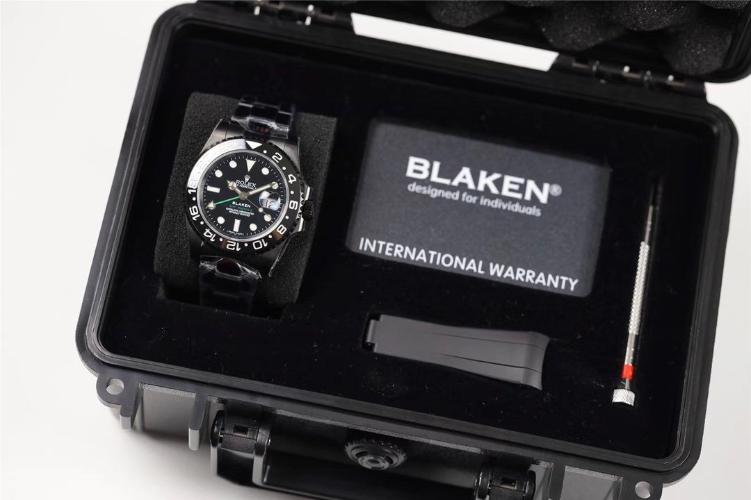 Black PVD Rolex GMT Master II 116710LN Blaken Version
