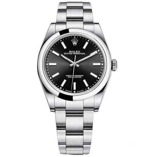 Rolex Oyster Perpetual 39mm Black Dial 2018 114300