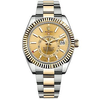 Rolex Sky-Dweller Yellow Rolesor 326933 Champagne