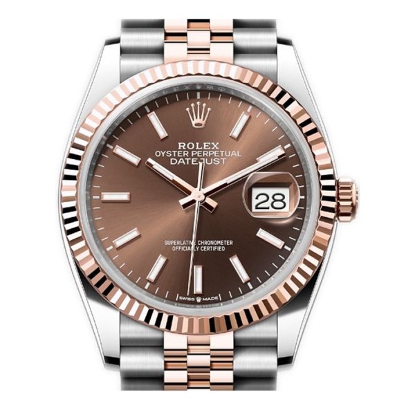 Rolex Datejust Lady Steel Rose Gold 36mm 126231-0043