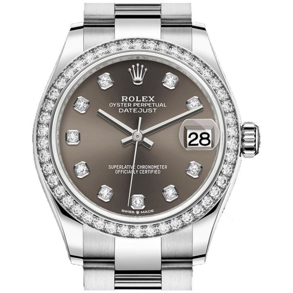 Rolex Datejust Lady Steel White Gold 31mm 278384RBR-0009