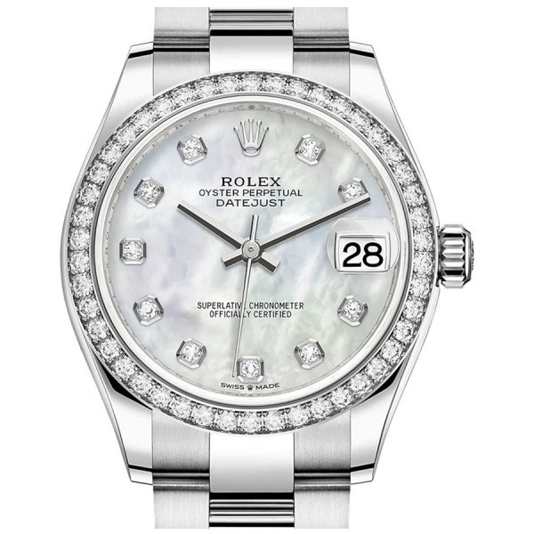 Rolex Datejust Lady Steel White Gold 31mm 278384RBR-0007