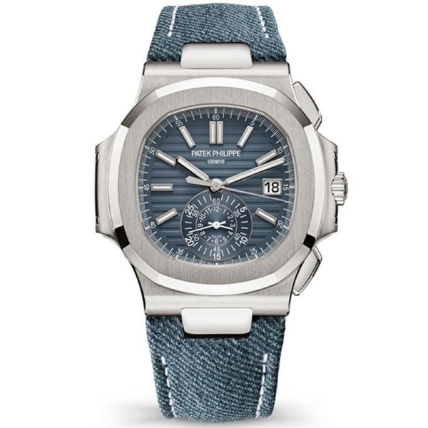 Patek Philippe Nautilus Chronograph White Gold 5980/60G-001