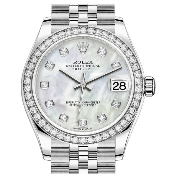 Rolex Datejust Lady Steel White Gold 31mm 278384RBR-0008