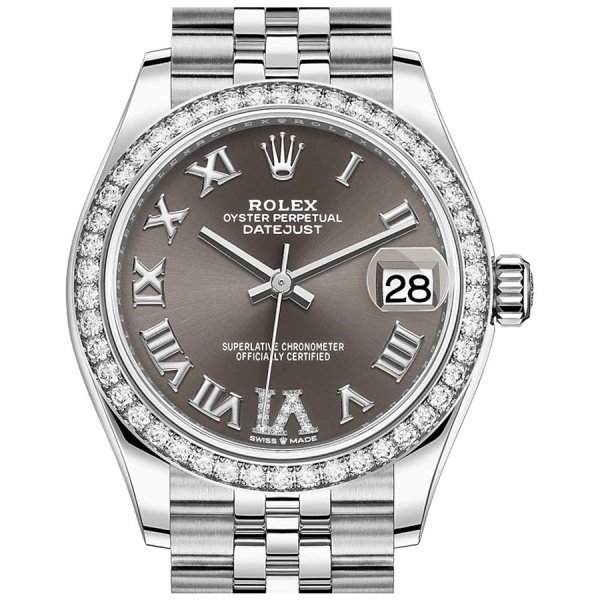 Rolex Datejust Lady Steel White Gold 31mm 278384RBR-0032