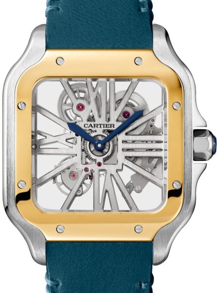Cartier Santos De Cartier Large skeleton WHSA0024
