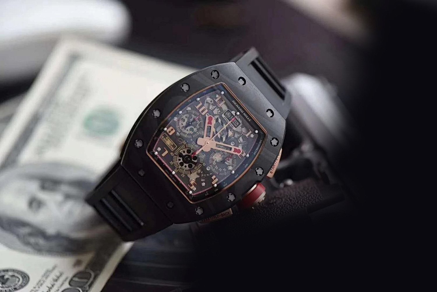 Richard Mille RM 011 Automatic Flyback Chronograph NTPT LOTUS F1 Team Romain Grosjean