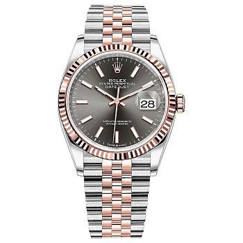 Rolex Datejust 36 Dark rhodium Chromalight Jubilee 126231