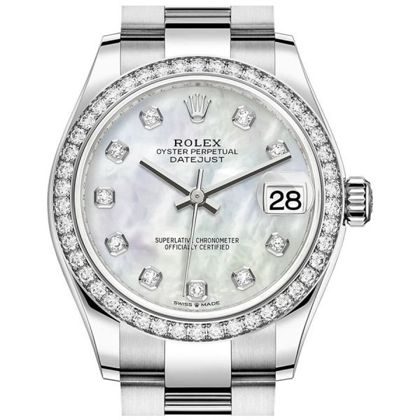 Rolex Datejust Lady Steel White Gold 31mm 278384RBR-0007