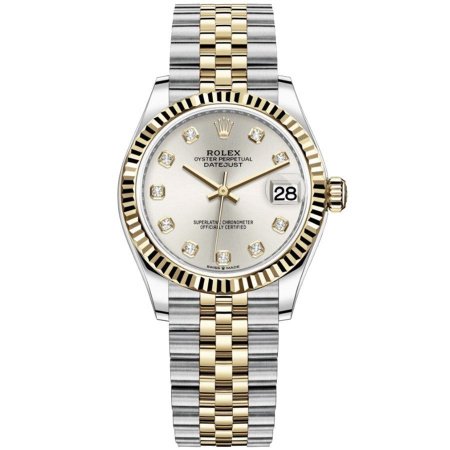 Rolex Datejust 31 Yellow Rolesor Fluted Jubilee