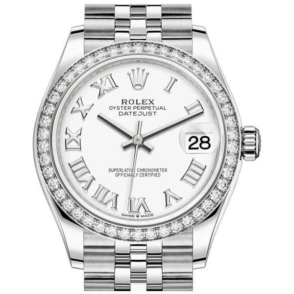 Rolex Datejust Lady Steel White Gold 31mm 278384RBR-00144
