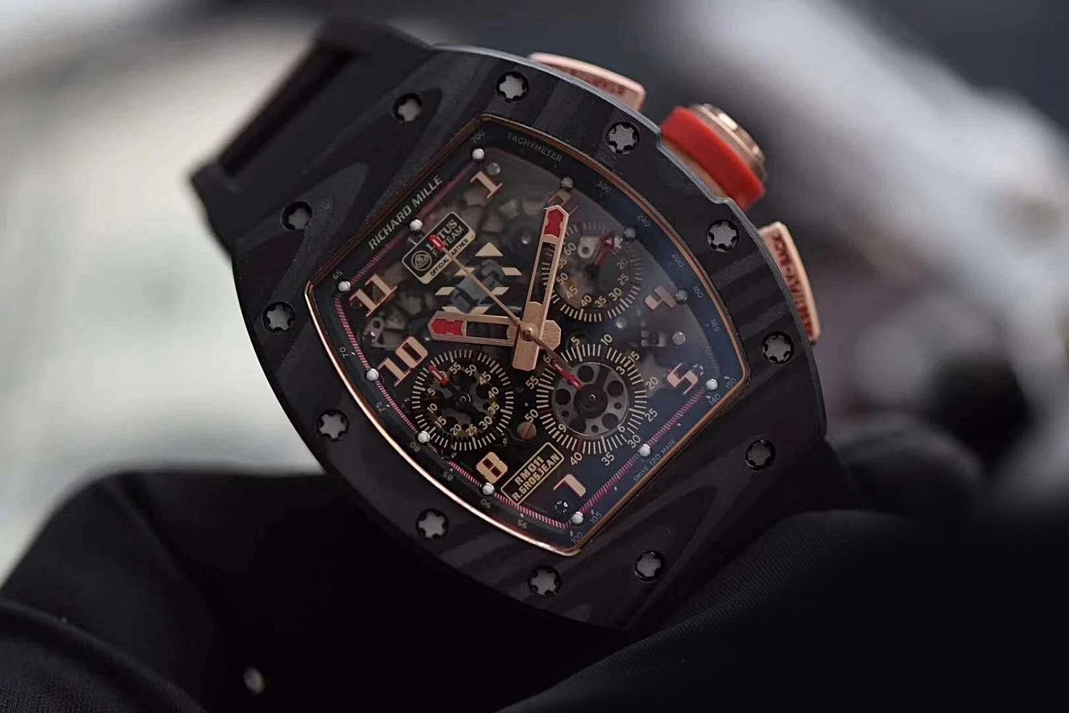 Richard Mille RM 011 Automatic Flyback Chronograph NTPT LOTUS F1 Team Romain Grosjean