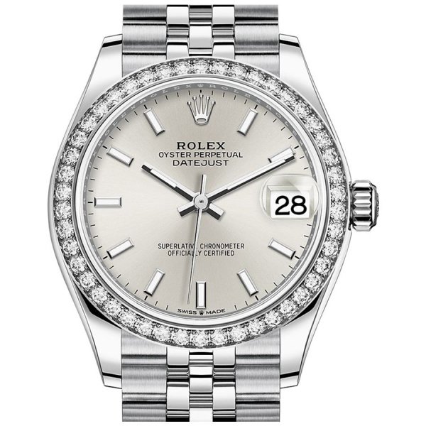 Rolex Datejust Lady Steel White Gold 31mm 278384RBR-0016