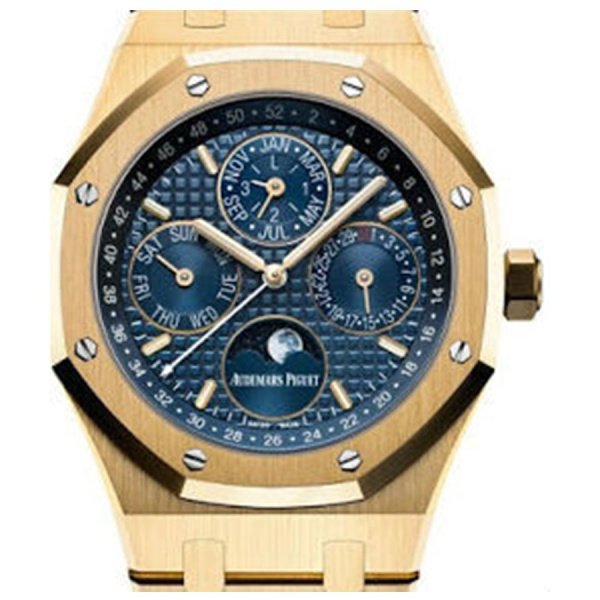 Audemars Piguet Royal Oak Perpetual Calendar Blue Gold 41mm 26574BA.OO.1220BA.01 28554