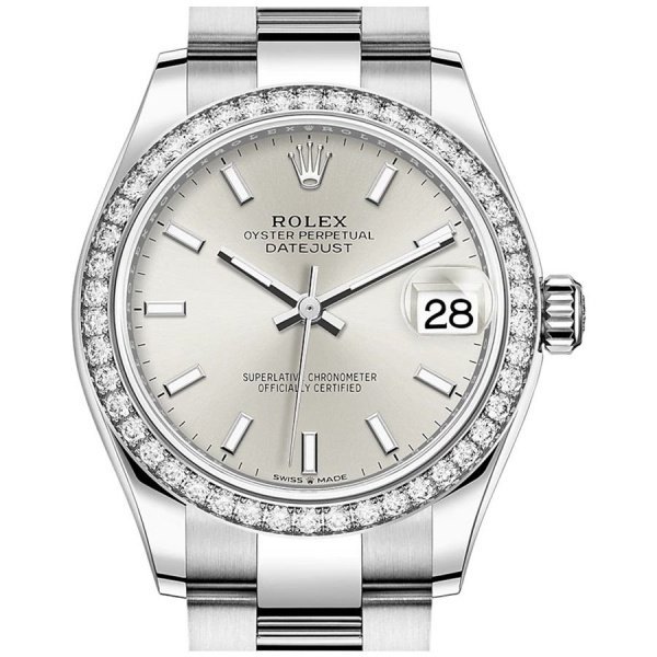 Rolex Datejust Lady Steel White Gold 31mm 278384RBR-0015