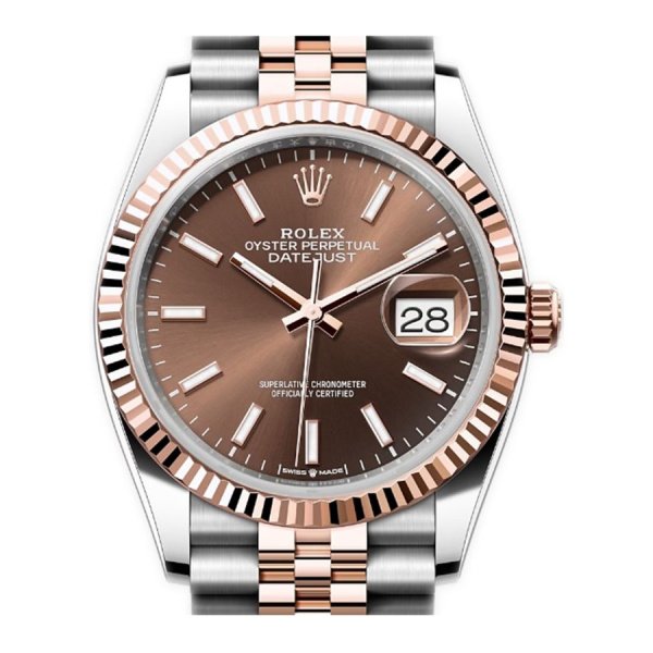 Rolex Datejust Lady Steel Rose Gold 36mm 126231-0043