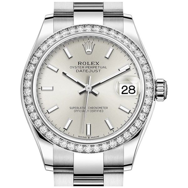 Rolex Datejust Lady Steel White Gold 31mm 278384RBR-0015