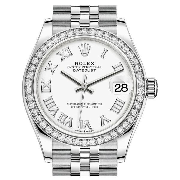 Rolex Datejust Lady Steel White Gold 31mm 278384RBR-0014