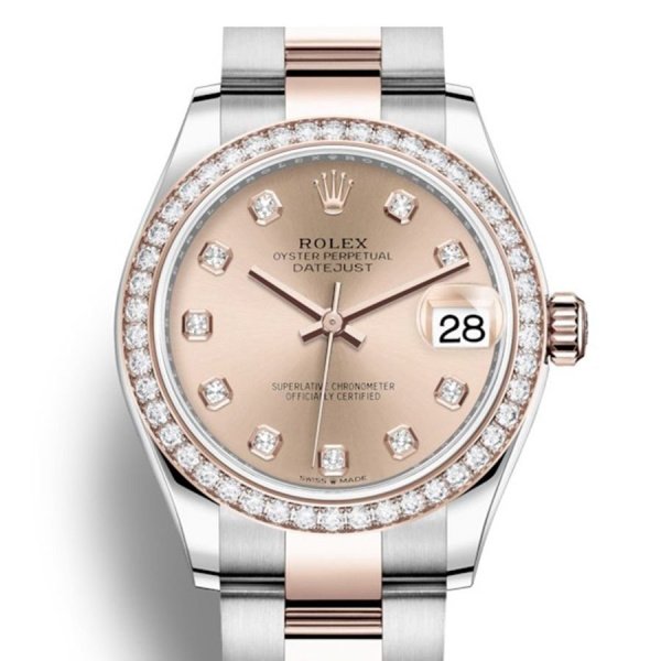 Rolex Datejust Lady Steel Rose Gold 31mm 278381RBR-0023